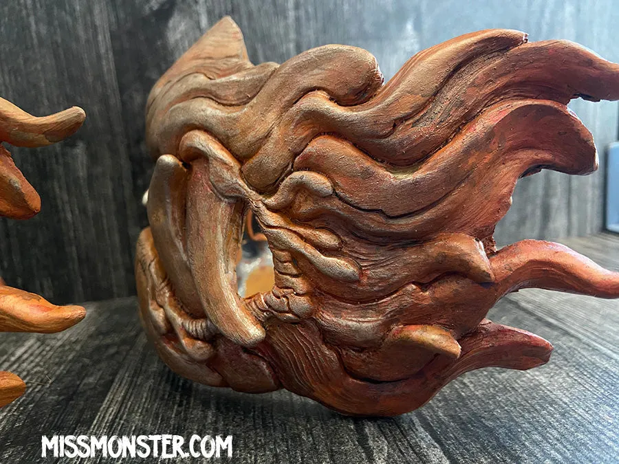 SNARL HALF MASK- RUST