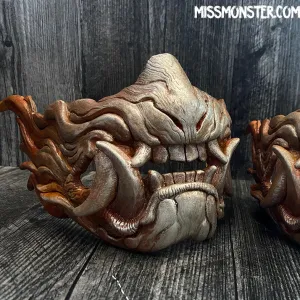 SNARL HALF MASK- RUST