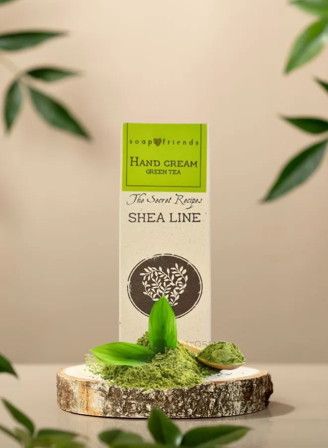 Soap&Friends Antioxidant-rich Hand Cream 20% Shea Butter Green Tea - Skin Protection, 80 ml