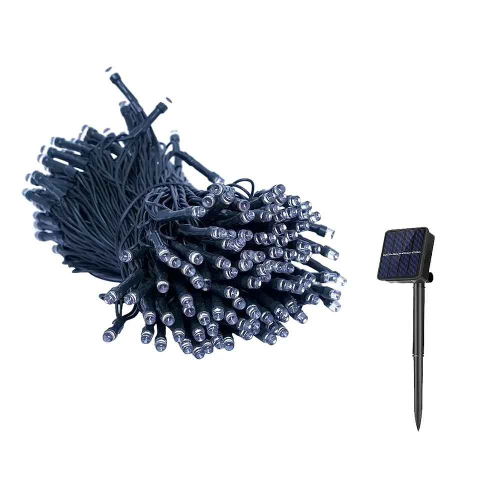 Solar LED Outdoor Waterproof Garden String Fairy Lights - 8 Modes Christmas lights