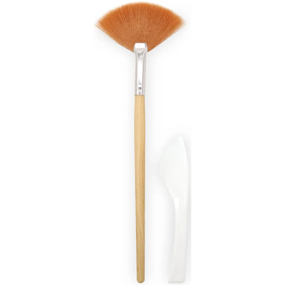 Spa Mask Brush With Spatula