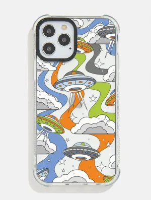 Spaceships Shock iPhone Case