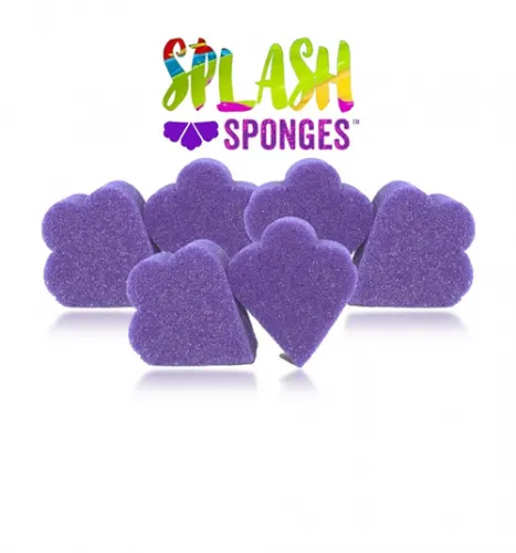 Splash Sponge, Wing, 6pc