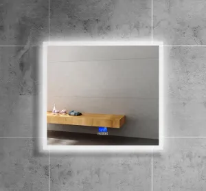Square LED Mirror with Defogger