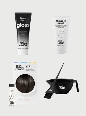 Starter Kit - 2.0 Perm kit, Miracle Shot, Black Onyx Gloss x 1, Bowl & Brush, Miracle Mask