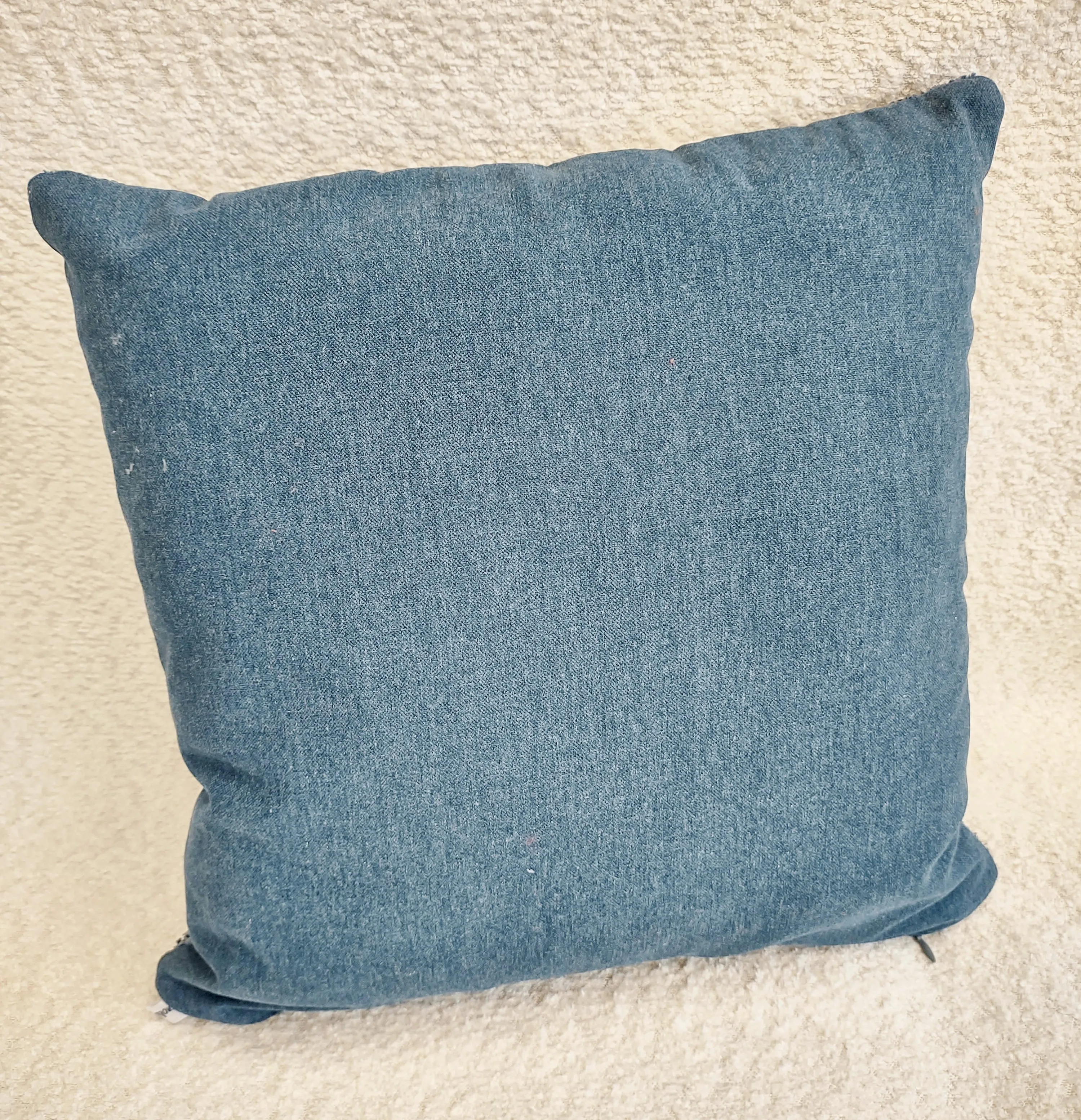 Steel Blue Boucle Recycled Pillowcase