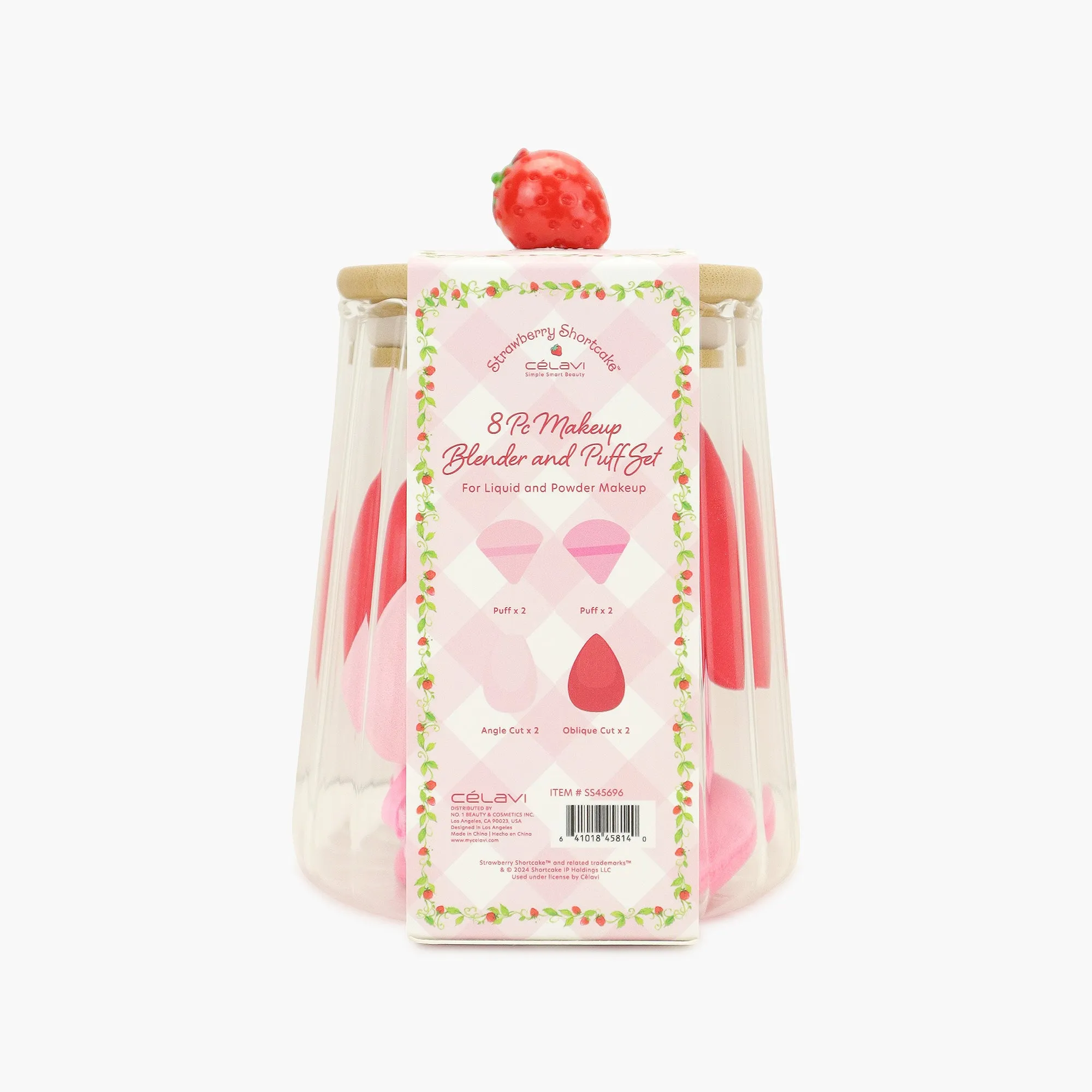 STRAWBERRY SHORTCAKE 4PC BLENDER   4PC PUFF