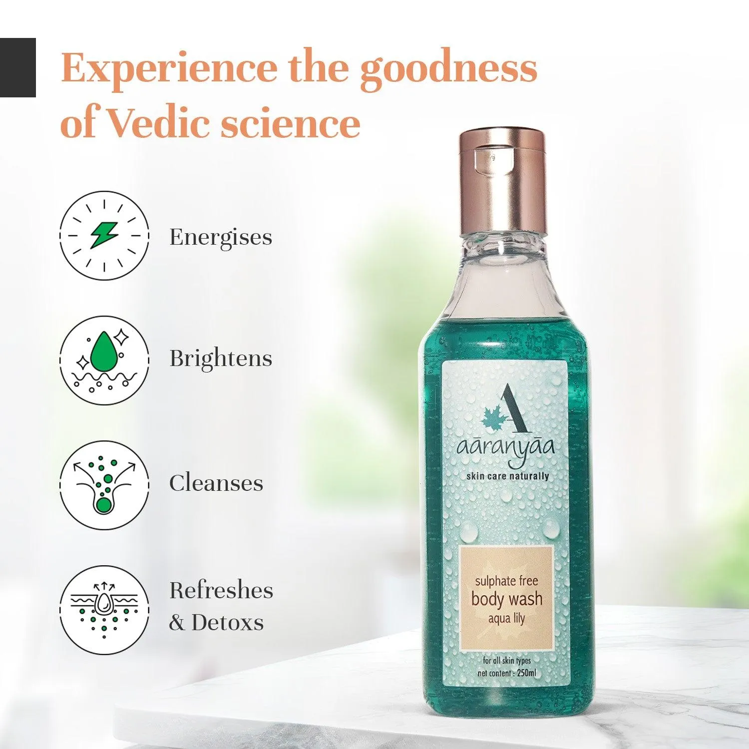 Sulphate Free Body Wash Aqua Lily