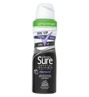 Sure Anti-Perspirant Deodorant Spray Crystal Invisible Diamond 125 ml