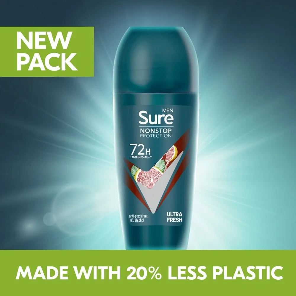 Sure Men Nonstop Protection 72h Ultra Fresh Anti-Perspirant Deodorant Roll On 50ml