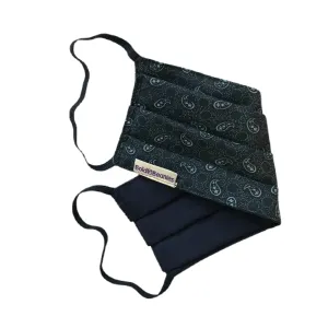 Surgical-Style Face Mask Navy Paisley