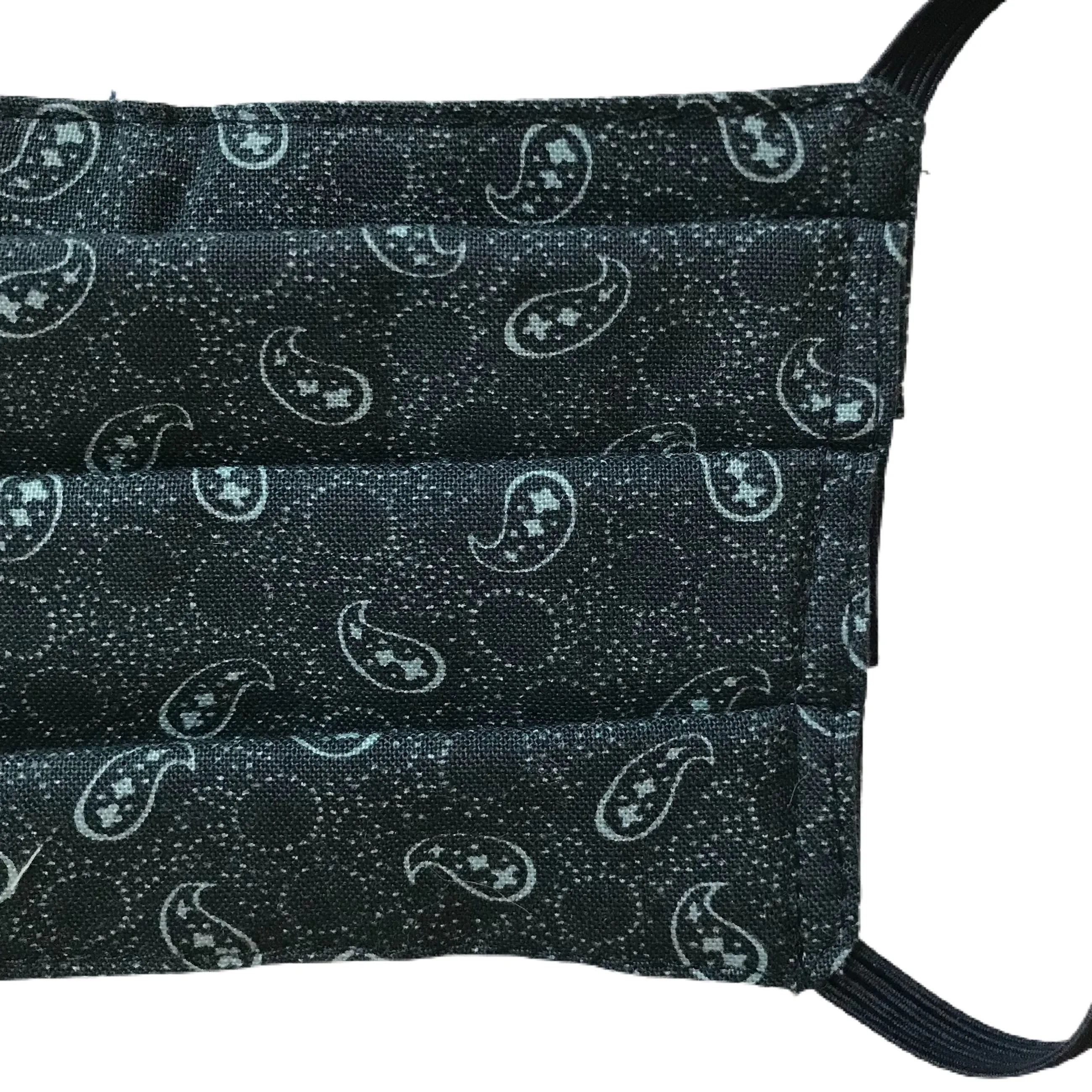 Surgical-Style Face Mask Navy Paisley