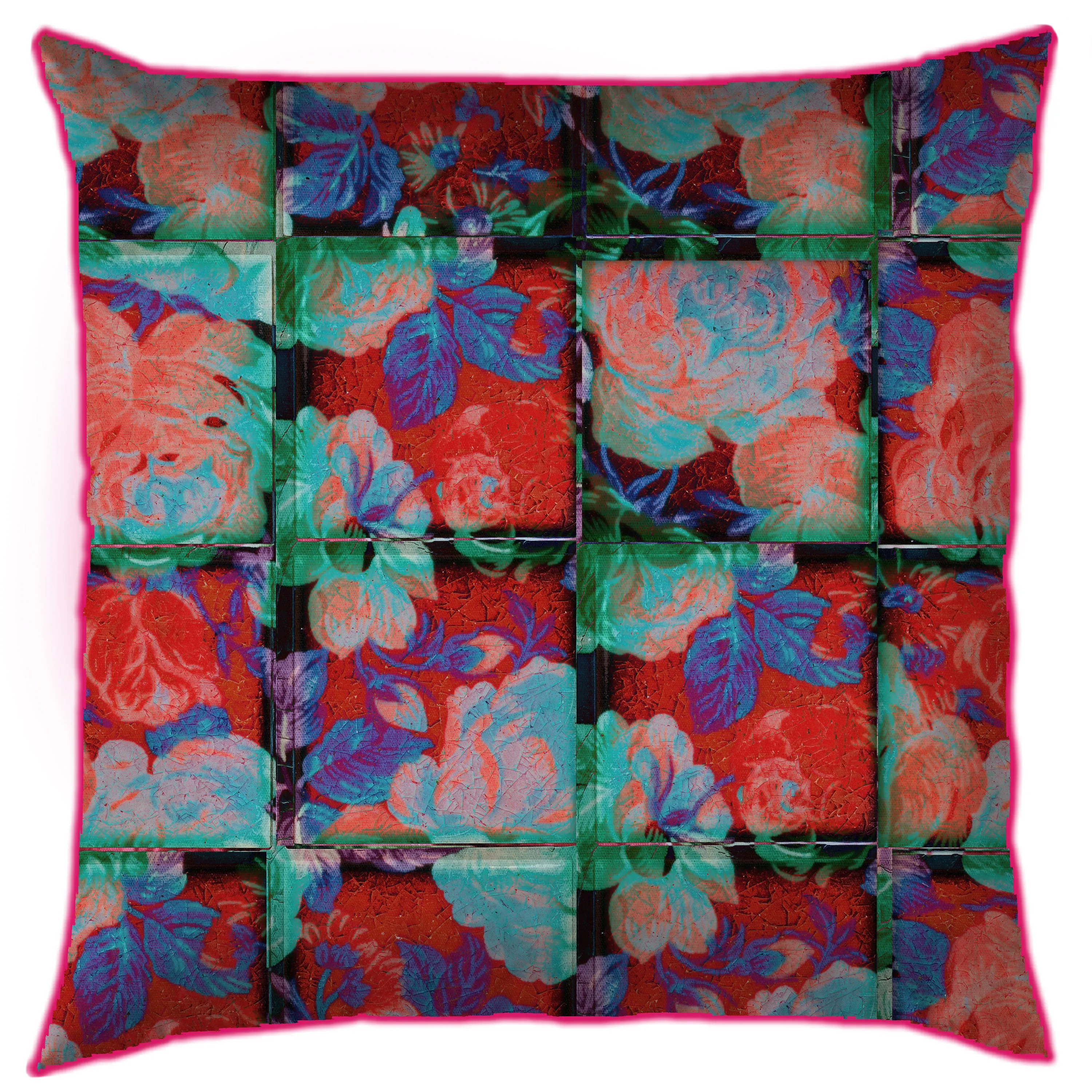Tea Bohemian Summer Floral Cushion