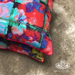 Tea Bohemian Summer Floral Cushion