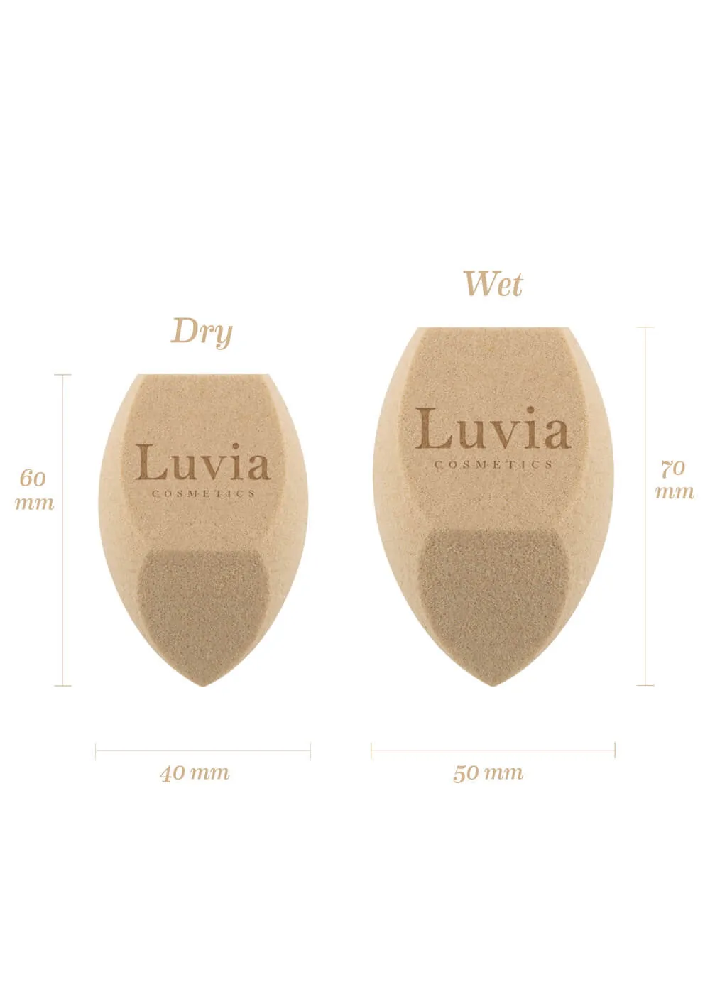 Tea Make-up Sponge Set