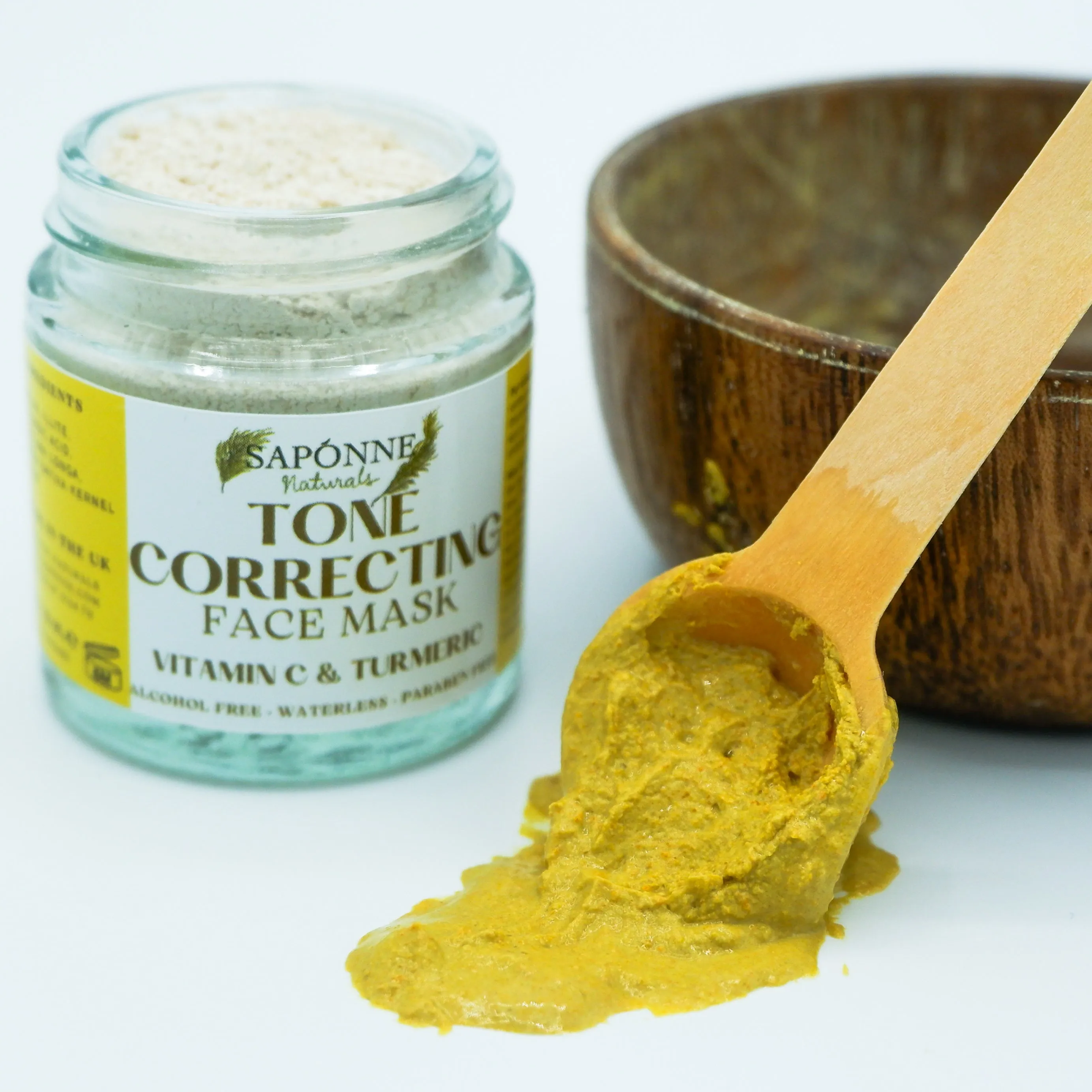 Tone Correcting Face Mask with Vitamin C and Turmeric