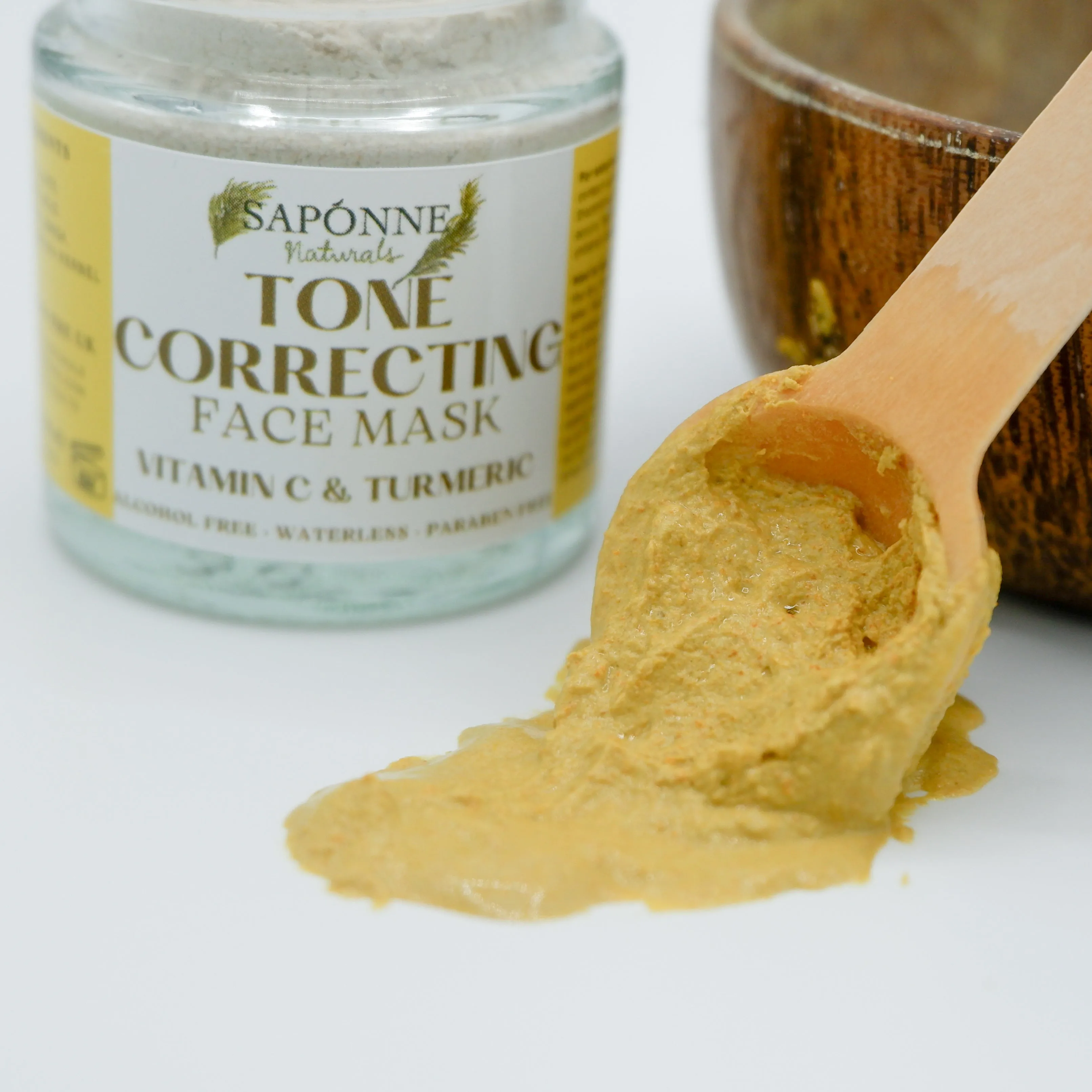 Tone Correcting Face Mask with Vitamin C and Turmeric