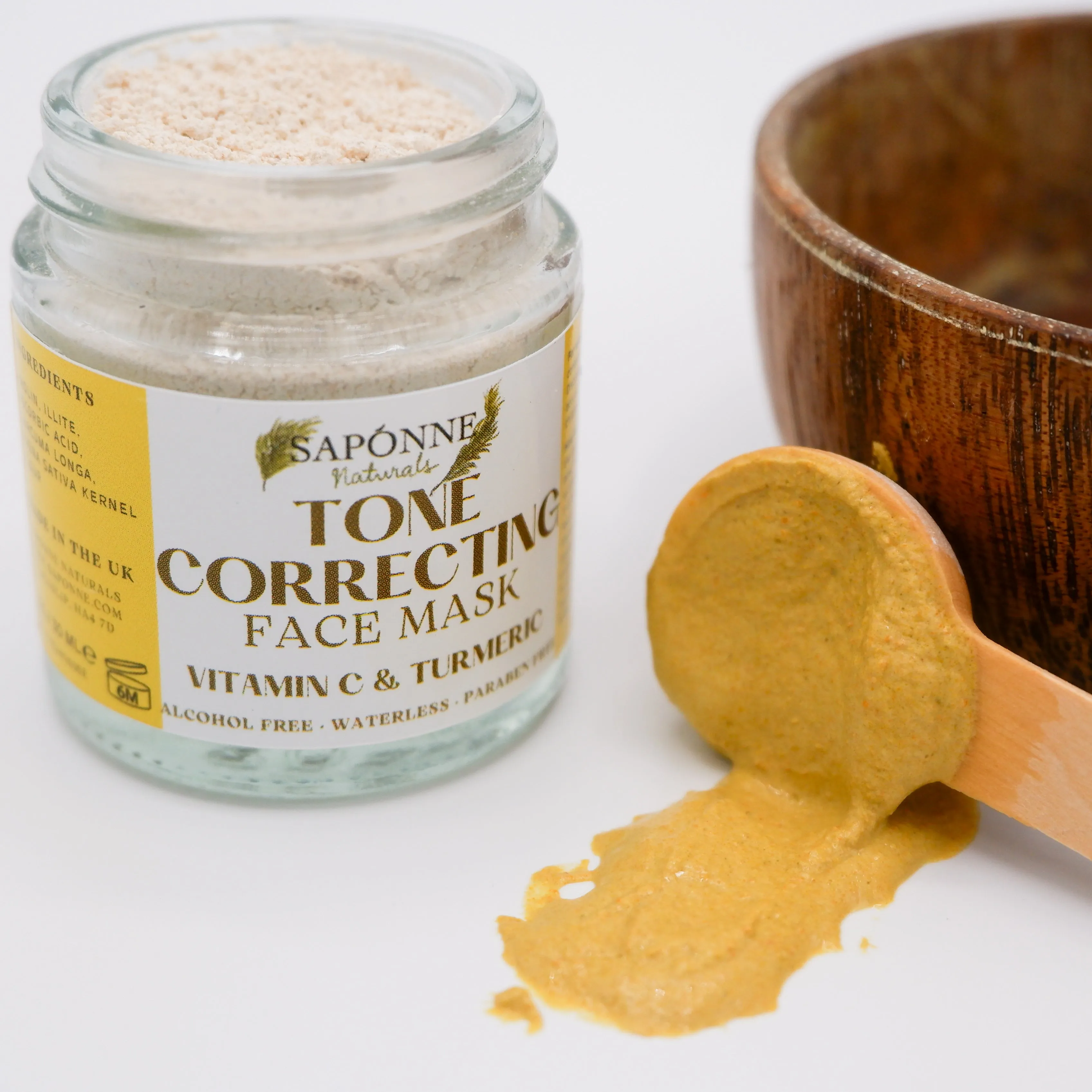 Tone Correcting Face Mask with Vitamin C and Turmeric