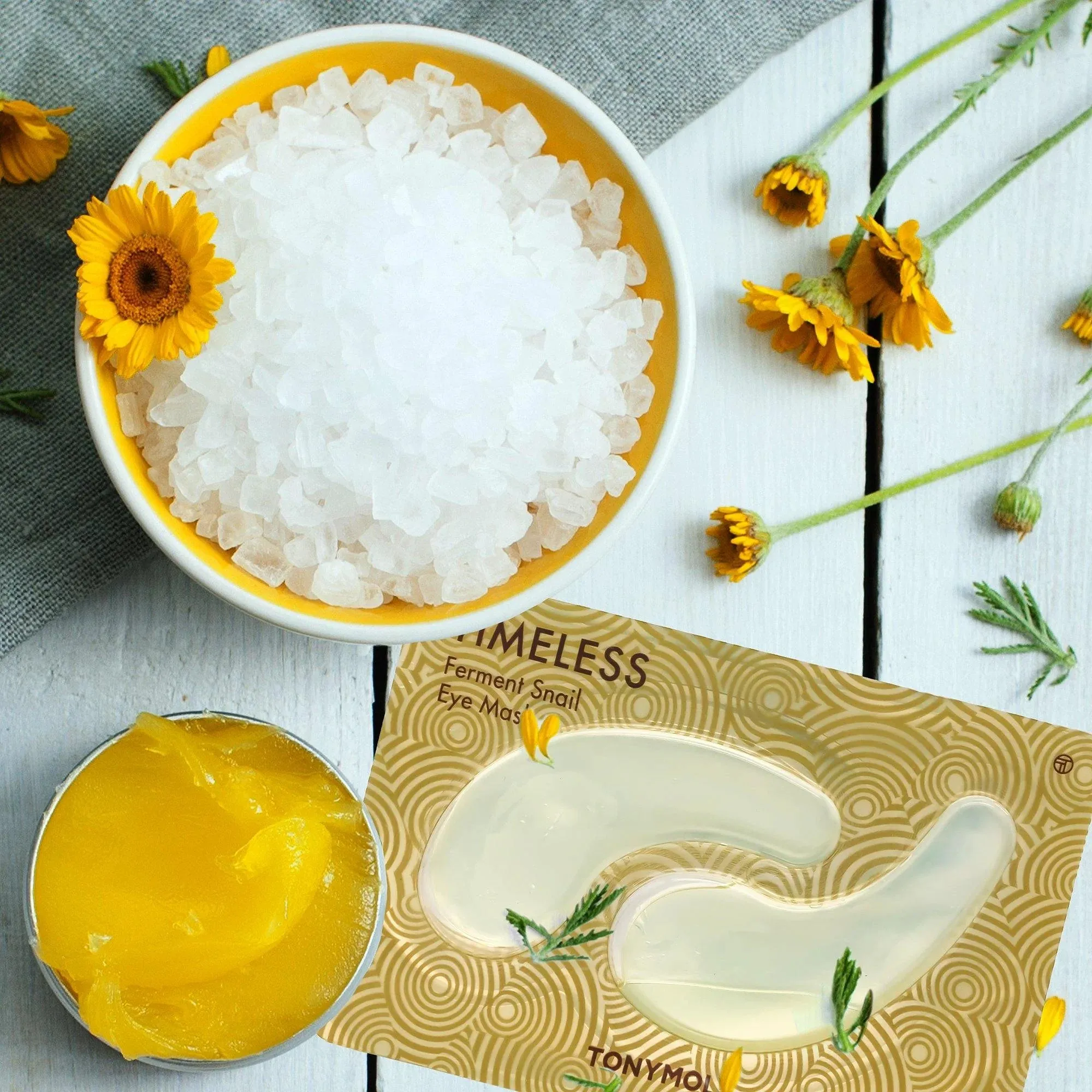 TONYMOLY Timeless Ferment Snail Eye Mask شرائح العين بالحلزون