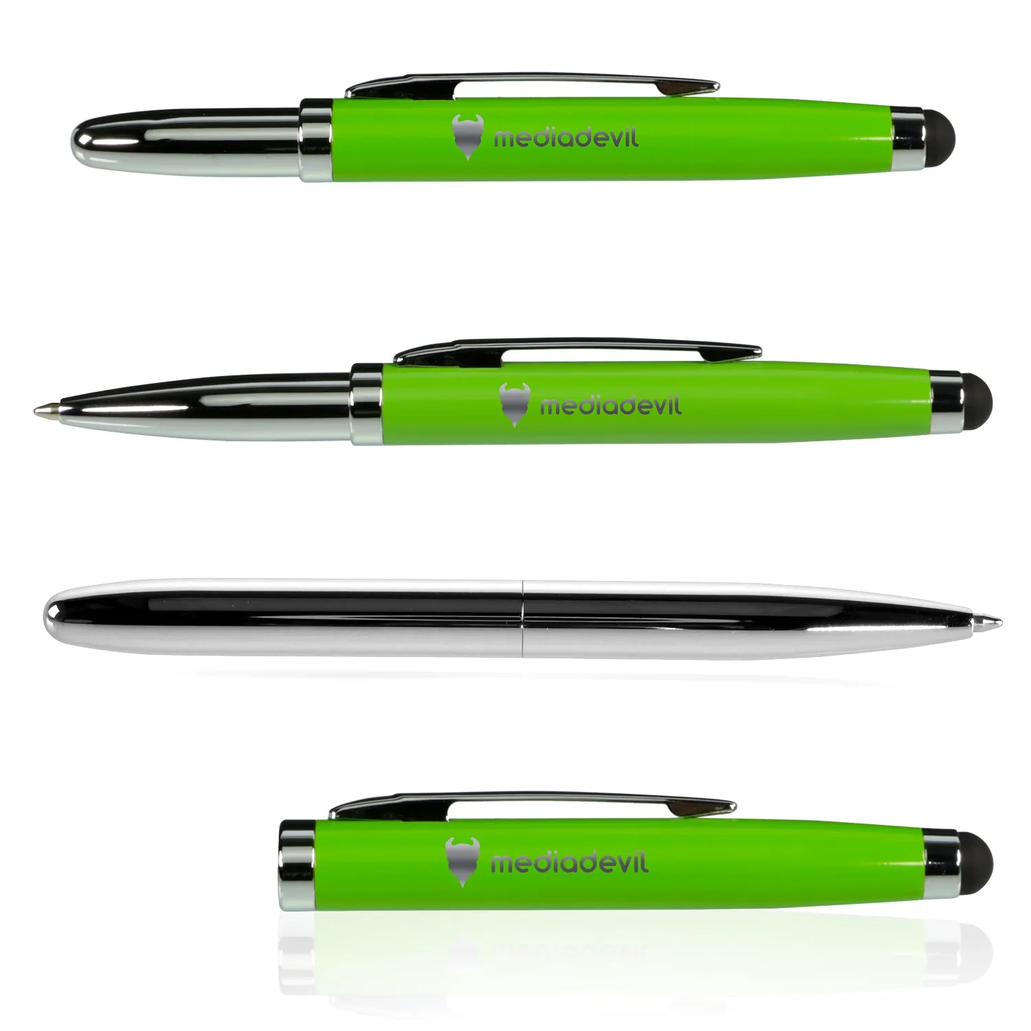 Touchscreen Stylus (Executive) with Biro Ballpoint Pen | Magicwand