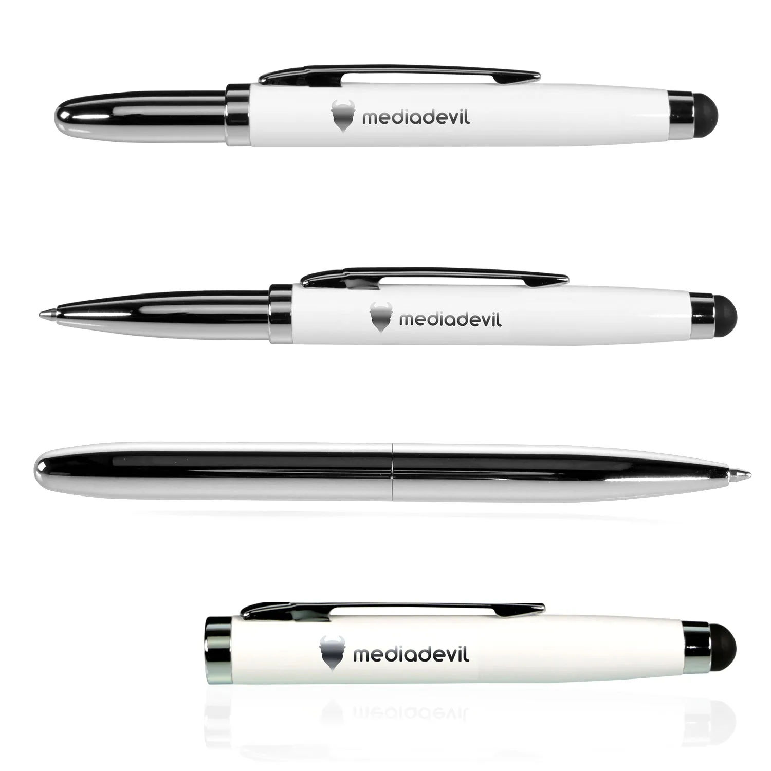 Touchscreen Stylus (Executive) with Biro Ballpoint Pen | Magicwand