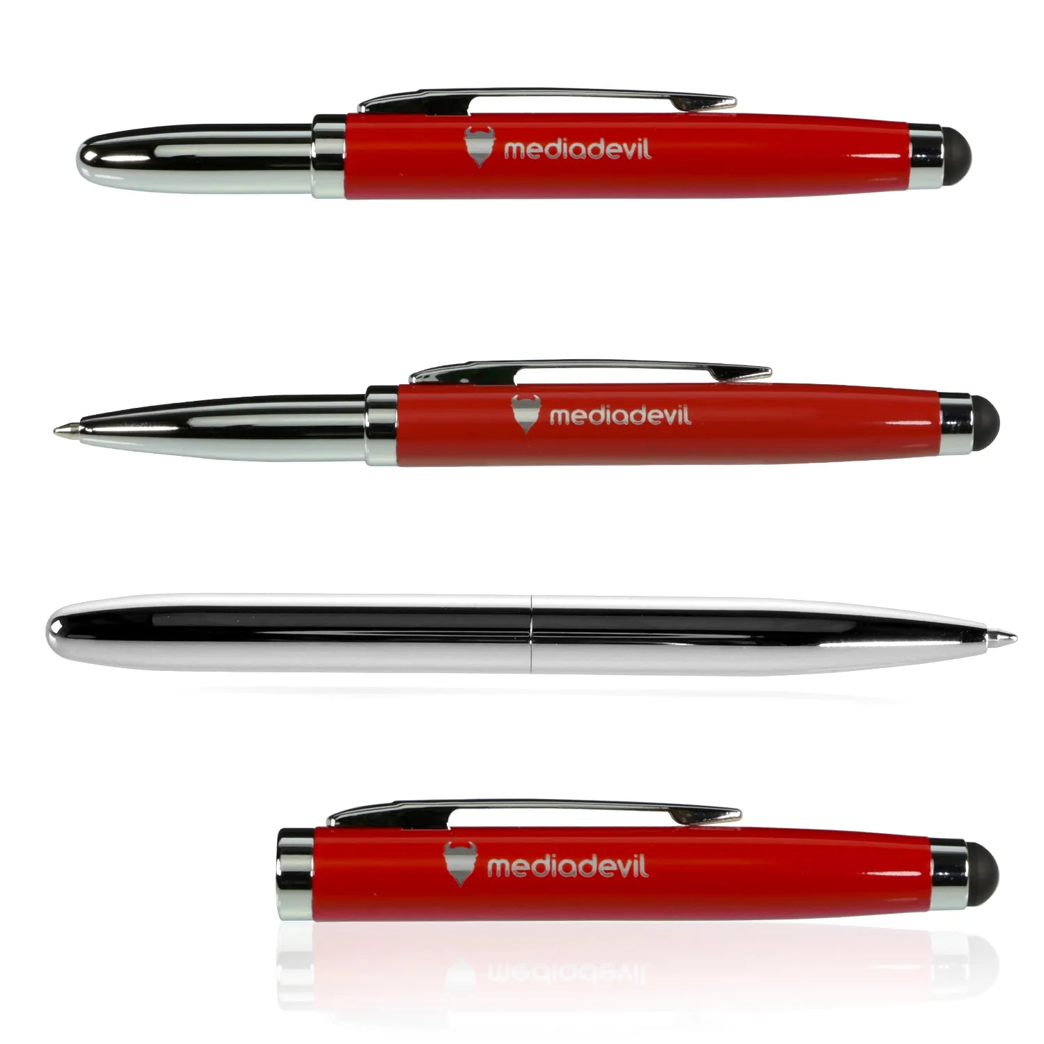 Touchscreen Stylus (Executive) with Biro Ballpoint Pen | Magicwand