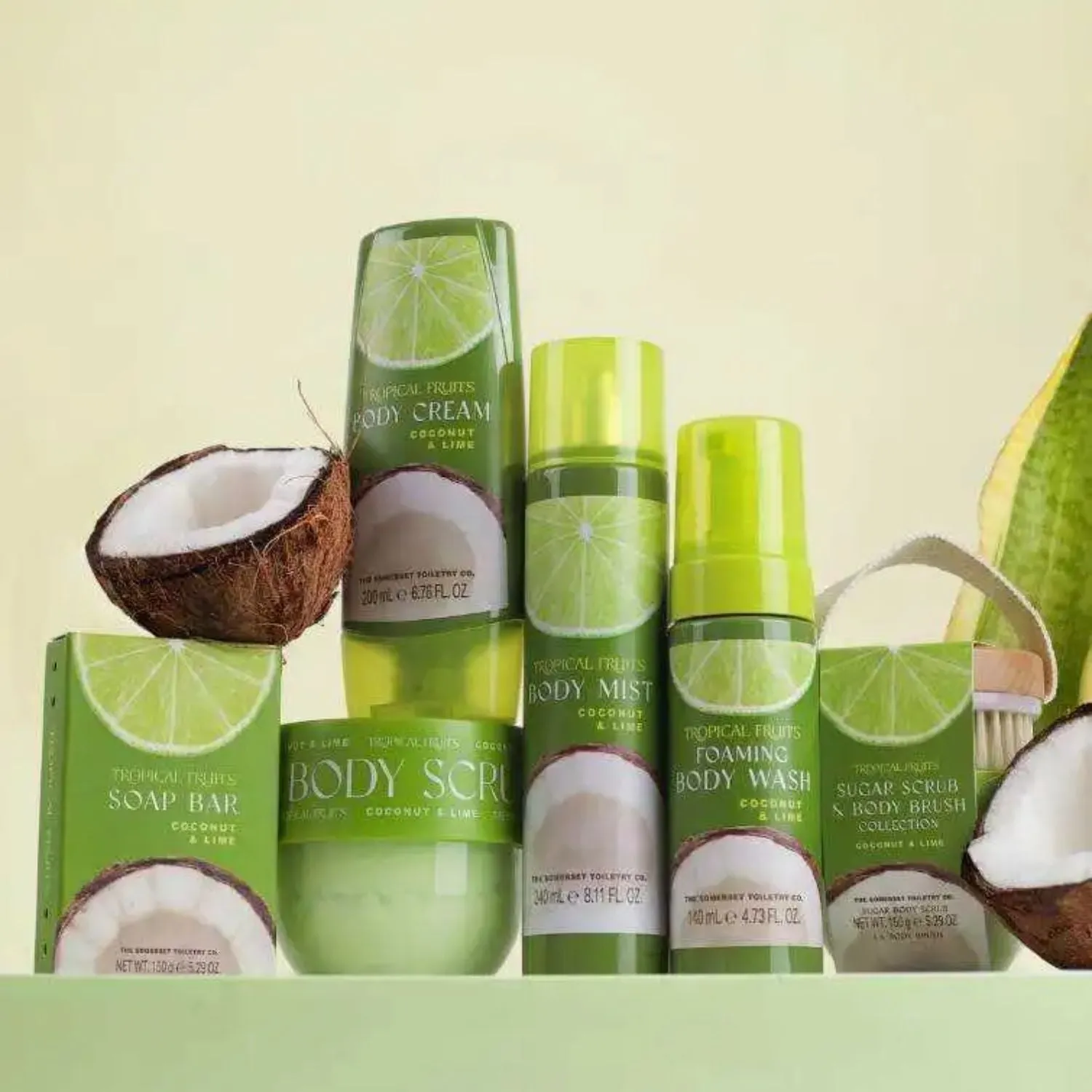 Tropical Fruits 140ml Coconut & Lime Foaming Body Wash