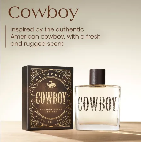 Tru Western Men's Cowboy 3.4 oz Cologne Spray 90092