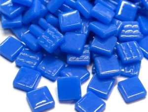 True Blue Gloss Glass Tiles 1.2cm  - 1kg (Special Order Product)