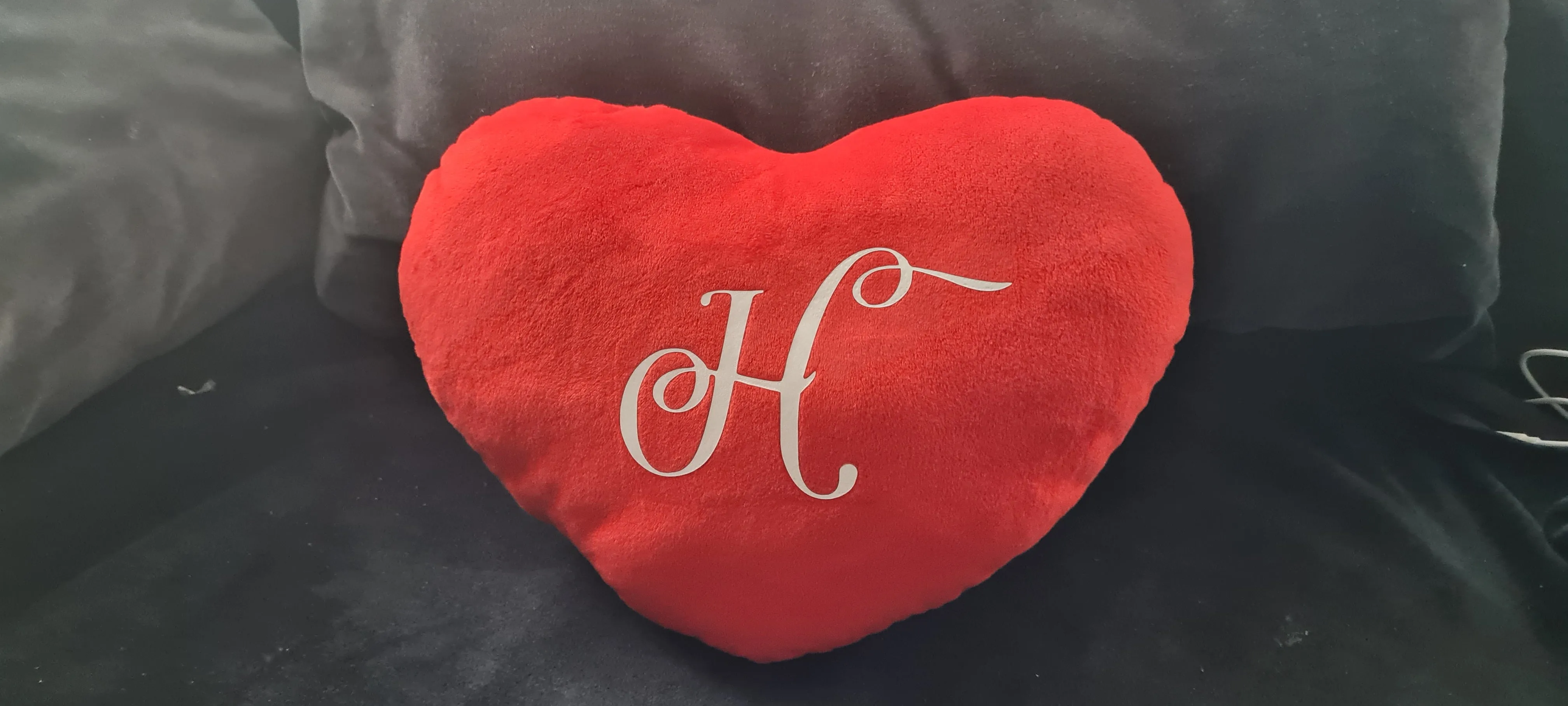 Unique personalised heart shaped cushions - customised affirmation pillows *As seen in The Only Way Is Essex*