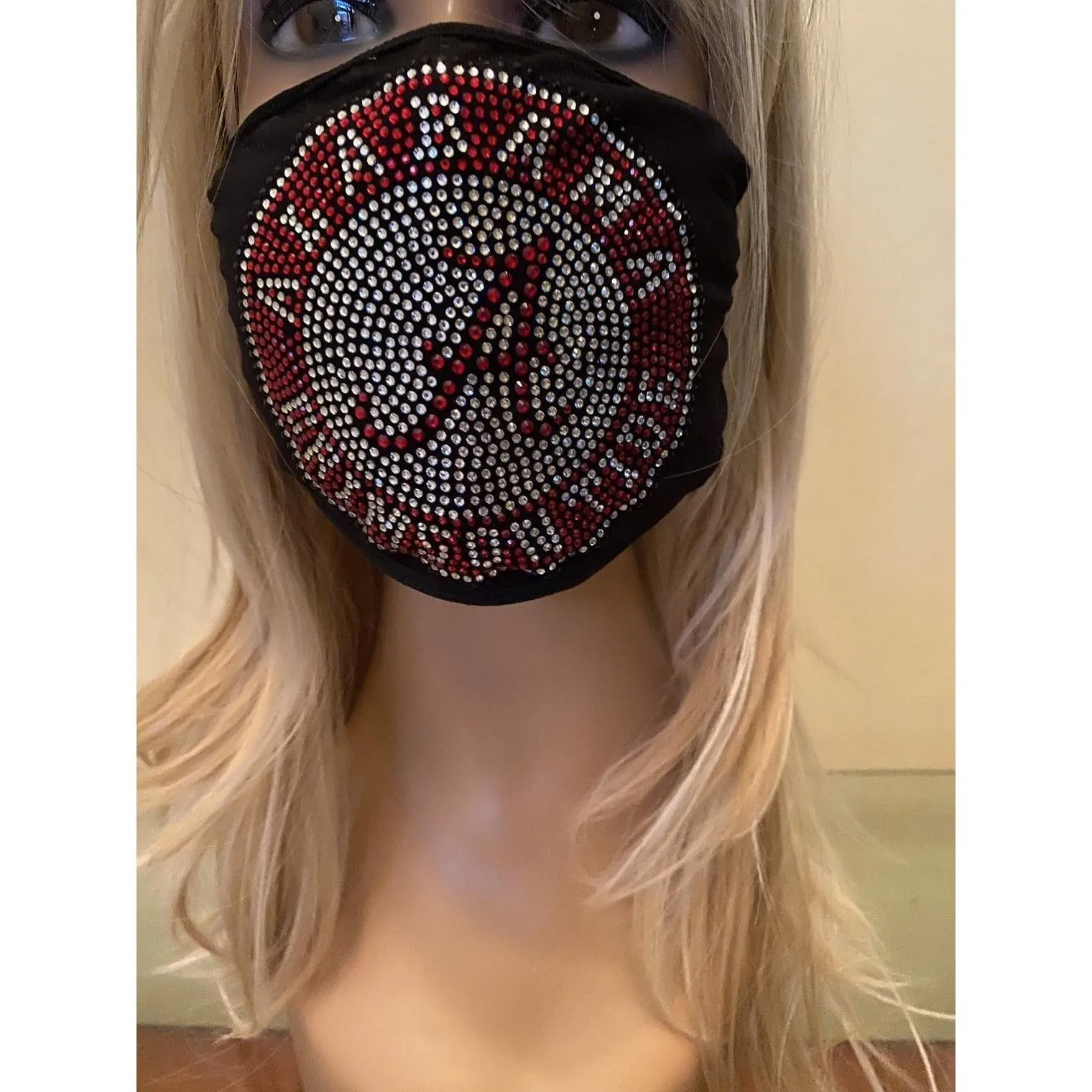 University of Alabama Crimson Tide Bling Face Mask with Filter