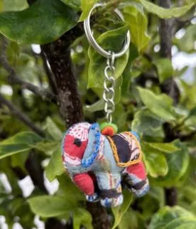 Upcycled Toy Keychain