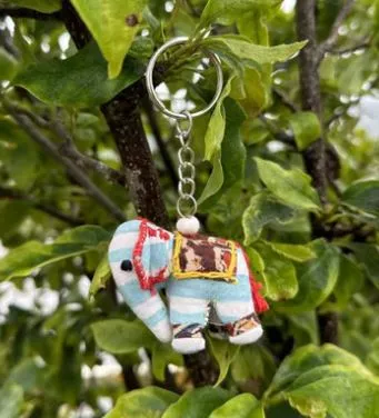 Upcycled Toy Keychain