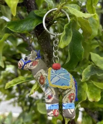 Upcycled Toy Keychain