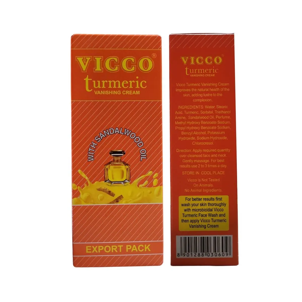Vicco Turmeric Skin Cream With Sandalwood Oil 70g