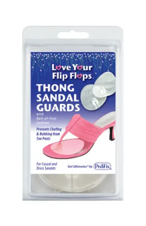Visco-gel thong sandal guards w/ball of foot cushion univ.