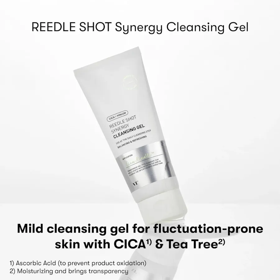 VT Reedle Shot Synergy Cleansing Gel, 150ml/ 5.07fl.oz