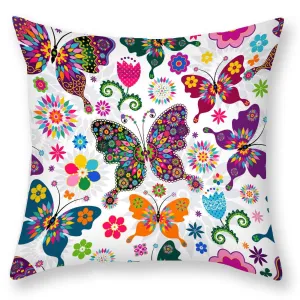 Water & Stain Resistant Outdoor Cushion Cover | 45x45cm Garden Décor - Design WR17