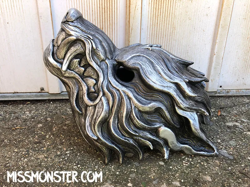 WAVEWOLF- PAINTED- ANTIQUE SILVER/ COPPER PATINA