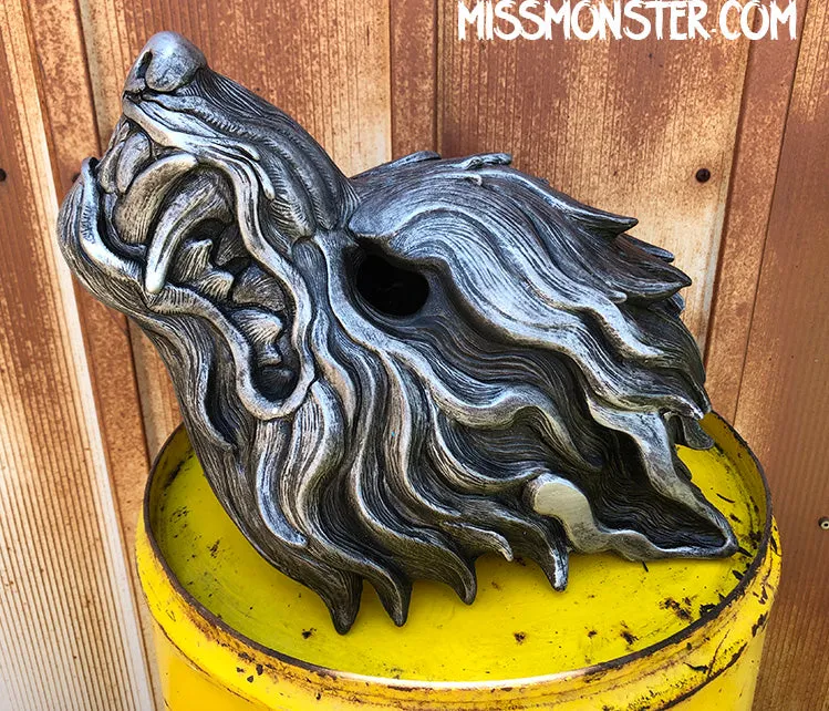 WAVEWOLF- PAINTED- ANTIQUE SILVER/ COPPER PATINA