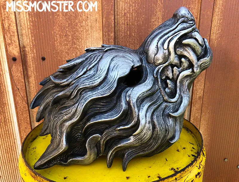 WAVEWOLF- PAINTED- ANTIQUE SILVER/ COPPER PATINA