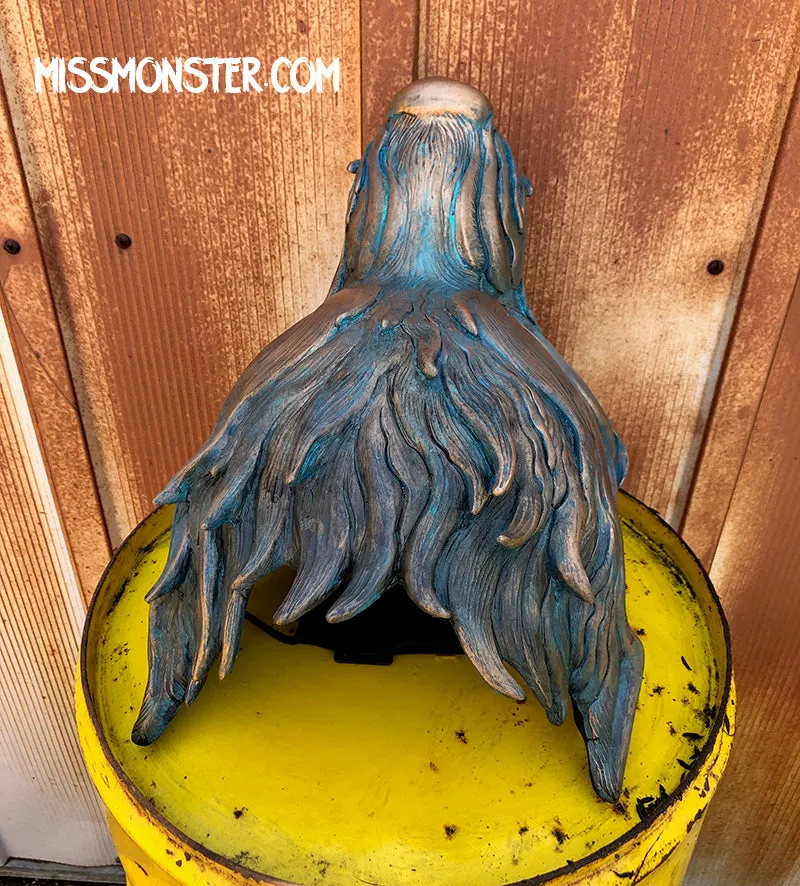 WAVEWOLF- PAINTED- ANTIQUE SILVER/ COPPER PATINA