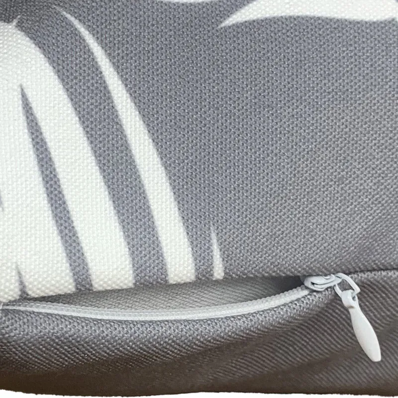 White Fern Cushion Cover  - Set Of Five