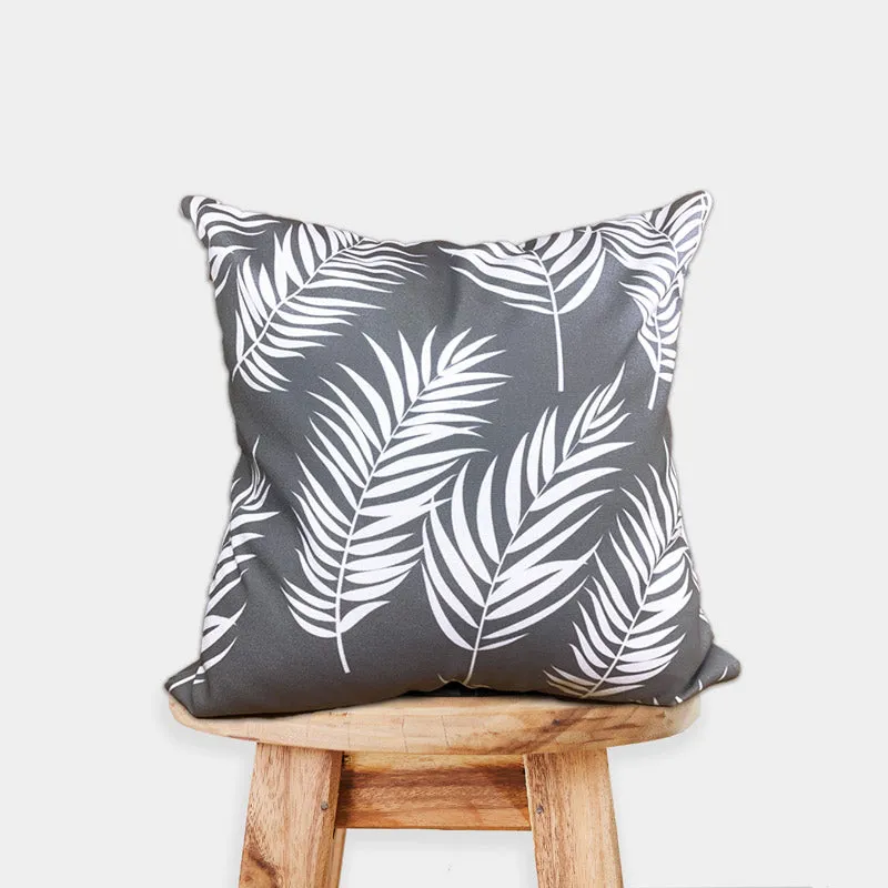 White Fern Cushion Cover  - Set Of Five