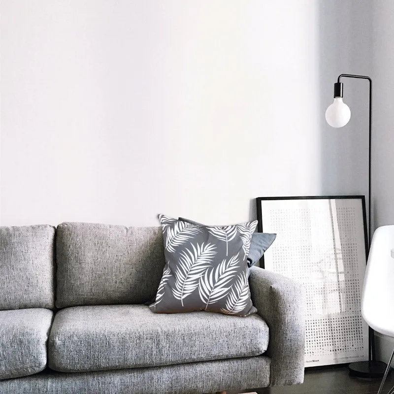 White Fern Cushion Cover  - Set Of Five