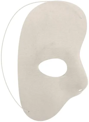White Half Face Mask Halloween Phantom Opera Fancy Dress Party Accessory