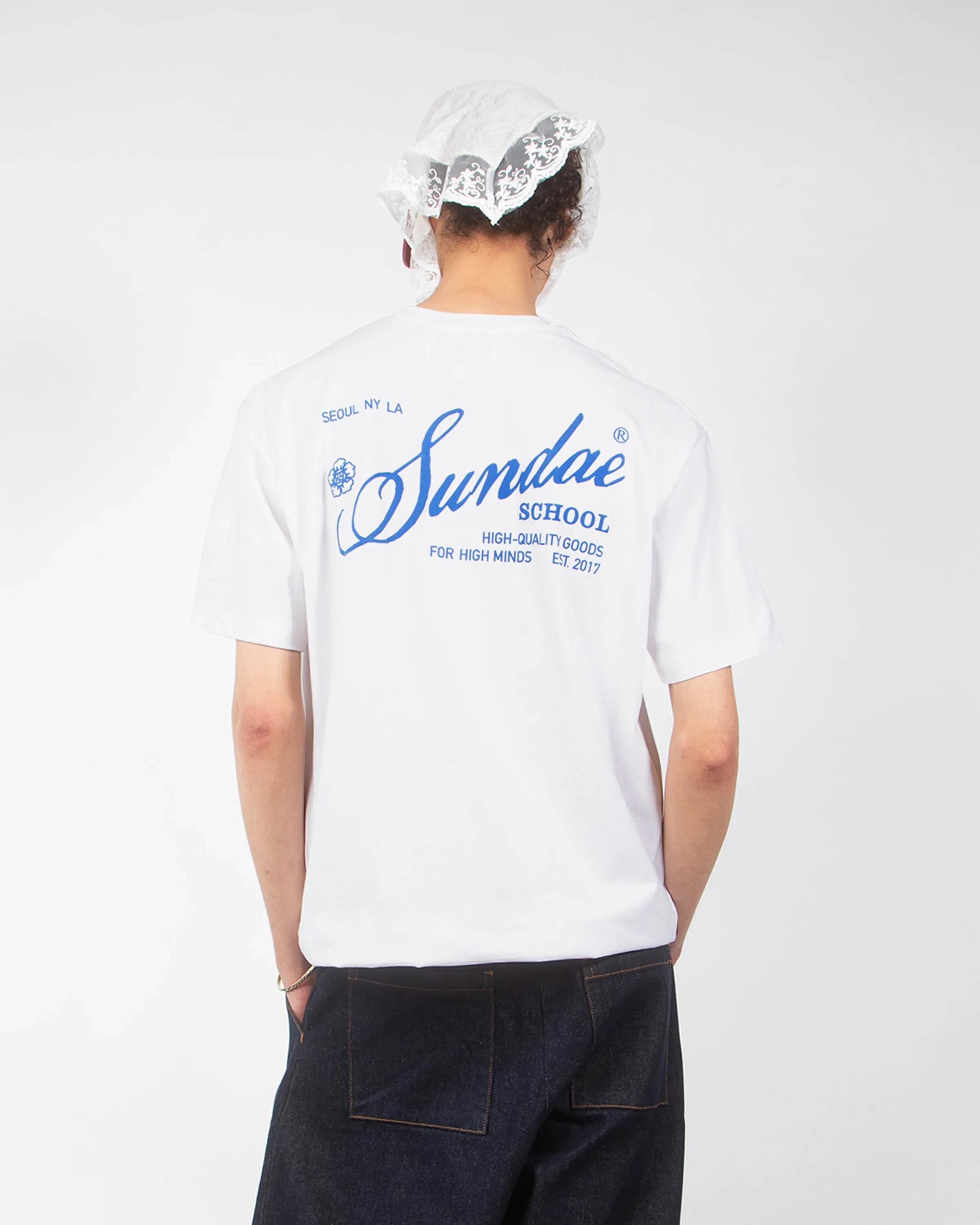 WHITE SUNDAE PATCH T-SHIRT