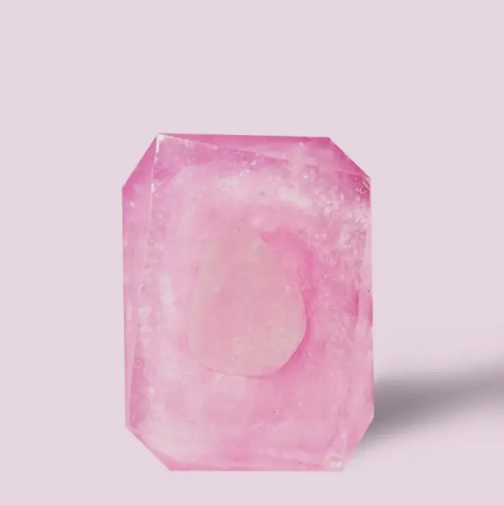 Wild Roses Crystal Infused Bar Soap - Vegan