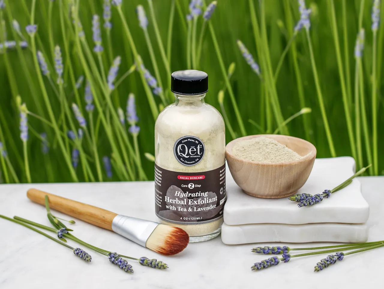 Wooden Mask Bowl & Bamboo Applicator Brush Set