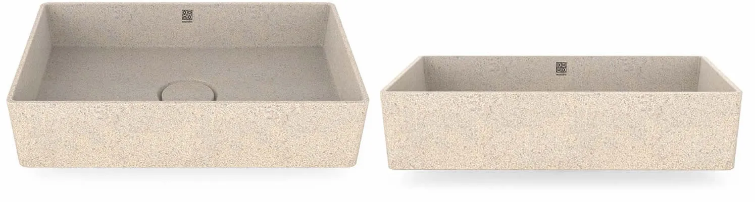 Woodio Cube60 Above-Mount Sink - 10 Colors